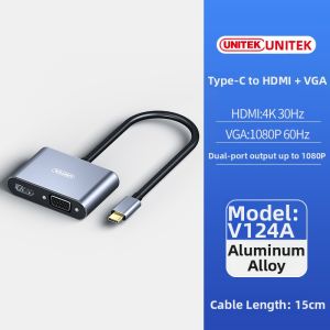 YUEYUZHE | Adapter Expanding Dock USB C to HDMI/VGA