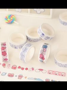 Japanese Cartoon Animal Journal Decorative Tape 日系卡通动物手账装饰胶带