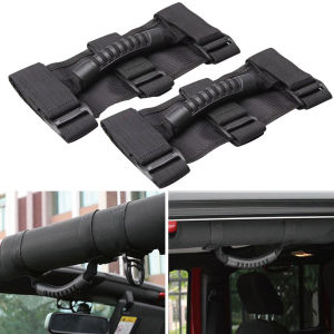 2 x Roll Bar Grab Handles Grip Handle for Jeep Wrangler CJ YJ TJ JK JL & Gladiator JT 1987-2023 Interior Accessories