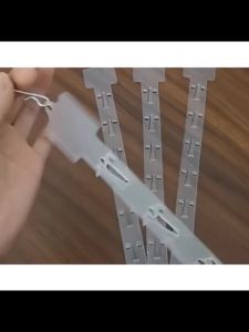 10Pcs Supermarket Display Hanging/Supermarket Snack Plastic Clip Strip//Gantungan Snack Warung/Strip Gantung Plastik