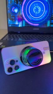 KIVEE G200 ลำโพงบลูทู ธ แบบพกพา ลําโพงแม่เหล็ก Bluetooth V5.3 เอฟเฟกต์แสง RGB ลำโพงบลูทูธมีไฟ เพลงและเกมสองโหมด เล่นได้นานถึง 6 ชั่วโมง อายุการใช้งานแบตเตอรี่ยาวนาน ลําโพงบลูทูธแบบพกพา