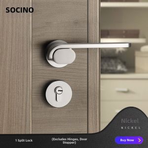 SOCINO | Simple Style Scandinavian Design Silver Color Separate Lock