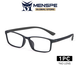 MENSPE Men Women Glasses Frame No Lens Glasses TR Mirror Eyewear Can Be Paired With Myopia Glasses Full Frame Design Outdoor Travel Men Trendy Glasses