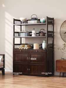 QIMUDAO | Traditional Chinese Living Room Display Cabinet