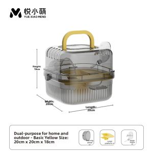 YUEXIAOMENG | flat chastity cage Luxury Portable Hamster Cage for Teddy Bear Hamsters