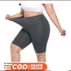 PAKET ISI 3PC SHORT JUMBO CELANA KETAT WANITA DEWASA SAMPAI BB 100KG LEGING PENDEK STREATH