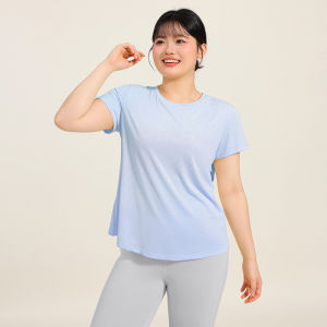 MaxRun World | Breathable Quick-Drying Yoga T-Shirt Short Sleeves