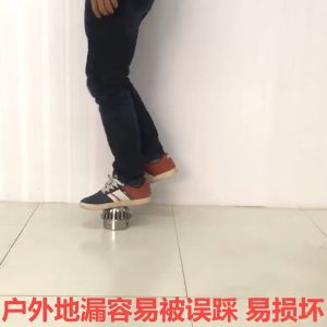 1 tầng thoát nước ban công mái nhà thoát nước bằng thép không gỉ tròn dịch chuyển lớn chống chặn màn hình thoát nước ngoài trời