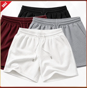 Tropical Waffle Knit Shorts for Men – Everyday Essential Never Basic - Waffle Fabric