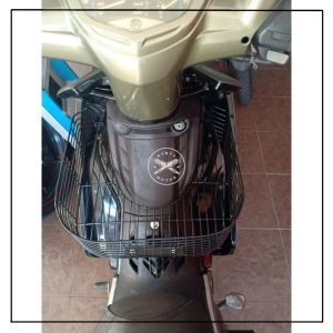 𝗙𝗥𝗘𝗘 𝗧𝗔𝗣𝗔𝗞 𝗕𝗔𝗪𝗔𝗛 ART YAMAHA LC135 LC 135 V1 / DAYANG DEMAK EVOZ WIRE BASKET IRON BAKUL BESI RAGA BAKUL MOTOR MOTORCYCLE