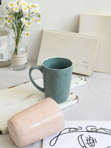 แก้วกาแฟดินเผาสไตล์เหนือ แก้วนม คู่ แก้วน้ำ แก้วกาแฟ แก้วดินเผา ทรงเรียบง่าย สไตล์ยุโรป สำหรับใช้ในบ้านและทำงาน