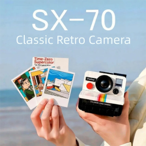 Retro SX-70 Camera Styled Building Blocks Toy