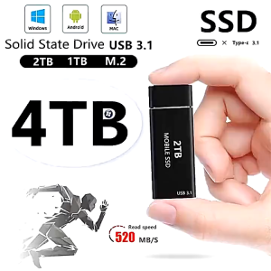 SSD Eksternal 1TB USB 3.0 Type-C ssd laptop PC ssd portable eksternal hp solid state drive