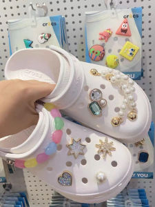 Creative Chinese Style Decorative Shoe Buckle Accessories for Clog Shoes Mahjong Chain Flower Shoe Buckle Fashionable Trend