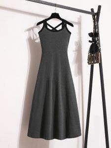 Slimming Waist Accentuating Sleeveless Dress