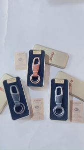 Móc khóa nam da Jobon mẫu mới sang trọng lịch sự ZB- 6605 tặng kèm hộp cao cấp