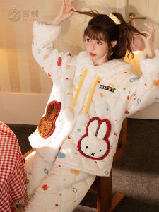 GONGDIE | Thermal Cotton Lined Sleepwear Cute Cartoon