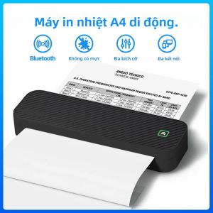 Máy In Nhiệt Bluetooth A4 Di Động Máy In Hình Ảnh Không Dây Mini Máy In Hình Ảnh Tài Liệu Hình Xăm Có Hướng Dẫn Sử Dụng Nạp Giấy Hỗ Trợ Giấy A4