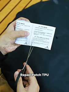 ISE Mount Repair Patch Gear TPU Alat Tambal Tenda Kasur Angin Ban Renang Matras Angin Serbaguna 75 x 187 cm