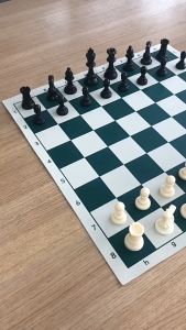 High Quality Educational Chess Board PVC Artificial Leather For Children Educational Game with Case