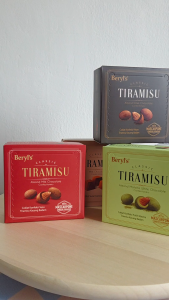 Beryls Tiramisu Almond Chocolate 50g / 65g - Almond Milk White Matcha White Milk Choc HALAL