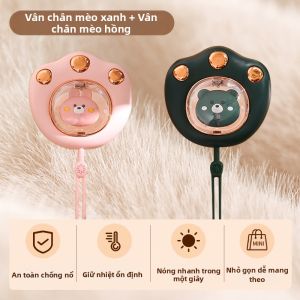 Dụng Cụ Ấm Tay Cầm Hình Móng Vuốt Mèo Di Động Giáng Sinh 2025 Thiết Bị Ấm Tay Cầm USB Phụ Kiện Kỹ Thuật Số USB