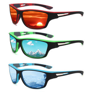 QrhYK New phân cực cá kính người đàn ông Lái xe Shades ngoài trời Kính mắt nam thể thao Sun Goggles đi bộ đường dài phụ nữ UV400 kính