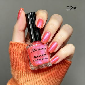 7.5ml Water-Based Nail Polish Pearlescent Non-peelable Long Lasting Quick Drying No Need of Lamp to Cure DIY Nail Polish