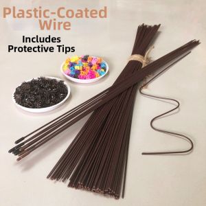 PAMPAS | Orchid Support Rod Gardening Flower Shaping Brown Metal Wire