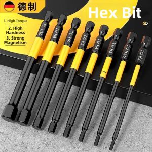 LUTUMEI | Magnetic Tungsten Steel Hex Bits Screwdriver Set