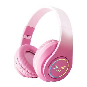B39M Foldable LED Color Light Cat Ear Bluetooth Headphone with Mic Wireless Bluetooth Headset Gaming
