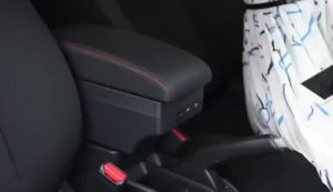 PROTON WIRA Armrest Double Layer Adjustable With 7 USB Charging Port Car Storage