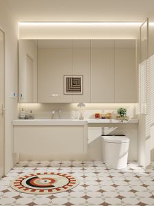 DIPURUI | New Cream Style Bathroom Vanity Solid Wood Washbasin
