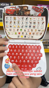 Mainan Anak 4IN1 LAPTOP KARAKTER BAHASA 531-4 Mainan Edukasi Anak Laptop Belajar Bahasa Anak Mainan Anak Perempuan - Mainan Anak Laki Laki