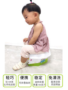 Codoul Kids Portable Small Toilet Baby Bedpan Car Travel Emergency Use in Traffic Jam Folding Paper Toilet