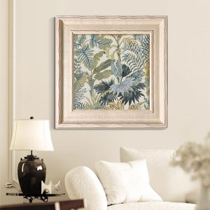 YASISHA | Cream French Style Vintage Green Floral Decorative Painting
