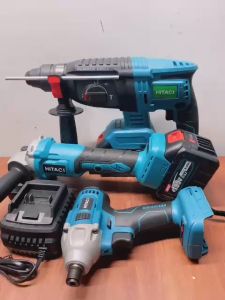 Bộ Combo 3 Máy Gồm Máy Khoan Đục Bê Tông Máy Mài Và Máy Chuyên Vít Dùng Pin 199V 15 Cell Động Cơ Không Chổi Than Máy Khoan Siêu Khỏe - Bảo Hành 1 Năm