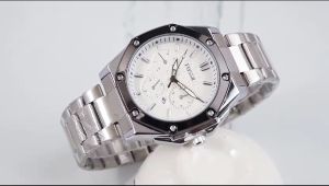 Fosil Jam Tangan Fashion Pria Rantai Stainless Steel Tanggal Aktif Water Resist Model Terlaris Terbaru Trendi Import