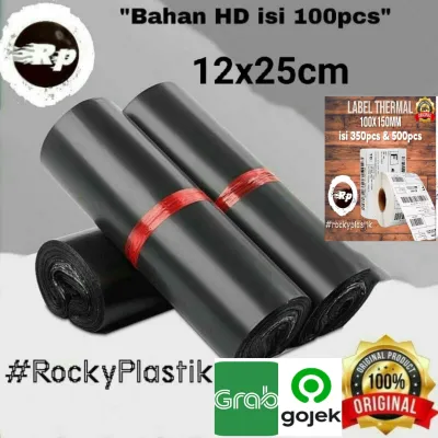 Plastik Polymailer HD 12x25 isi (100pcs) Plastik Packing