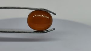 Natural Africa Orange Agate 9.27 Cts Oval Cut Eye Clean Grade Loose Gemstone