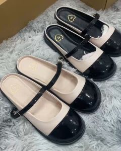 Giày sục búp bê nữ mũi tròn Doll ⚡ GIÁ SỐC ⚡ Giày búp bê đạp gót nhẹ nhàng thời trang mẫu hotrend dễ thương - full box