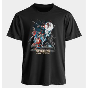 Marvel Mens and Womens T-shirts - Spider-Man Summer American Spring and Autumn Loose Oversized Sports Fitness Short-sleeved