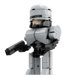 Beast Kingdom | Mechanical Police Officer MOC Building Blocks Childrens Assembly Toy Robot Model Decoration Item Boys Birthday Gift