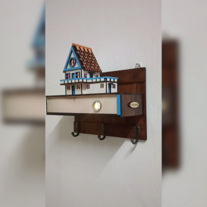 MOTION SENSOR LIGHT MINIATURE HOUSE KEY HOLDER AND WALL DECORATION (TYPE B)