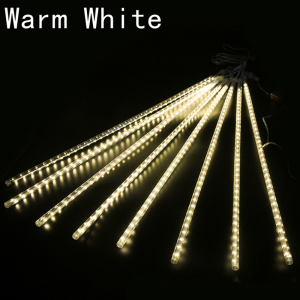 30/50CM LED String Fairy Lights Meteor Shower Rain Lights Waterproof Falling Raindrop For Christmas Holiday Party Patio Decor