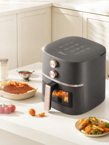 Midea | Nồi Chiên Không Dầu Cửa Kính Dung Tích Lớn 5.3L