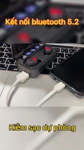 Tai nghe bluetooth Không dây S10 Pro V5.2 cao cấp Chống nước IPx7 Dung lượng Pin 3000mAh kiêm sạc dự phòng