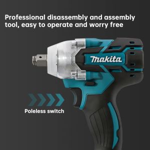 Makita | Makita DTW285 Brushless Electric Impact Wrench Cordless 320N.M Torque 1/2 Wrench Power Tools Compatible without 18V Battery
