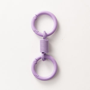 Multicolor Keychain Pendant Creative Personalized DIY Accessories Car Chain Ring Bag Small Ornament Macaron Pattern Zinc Alloy