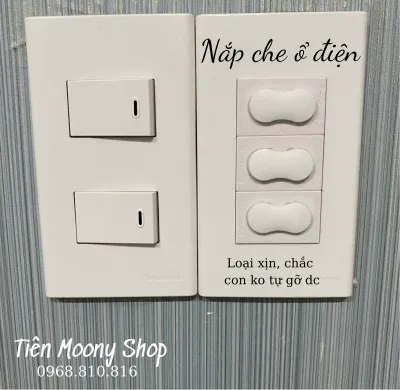 Bịt nắp ổ điện / Nắp che ổ điện an toàn cho trẻ em ( Set 2 VỈ - 1 VỈ 10 CÁI)